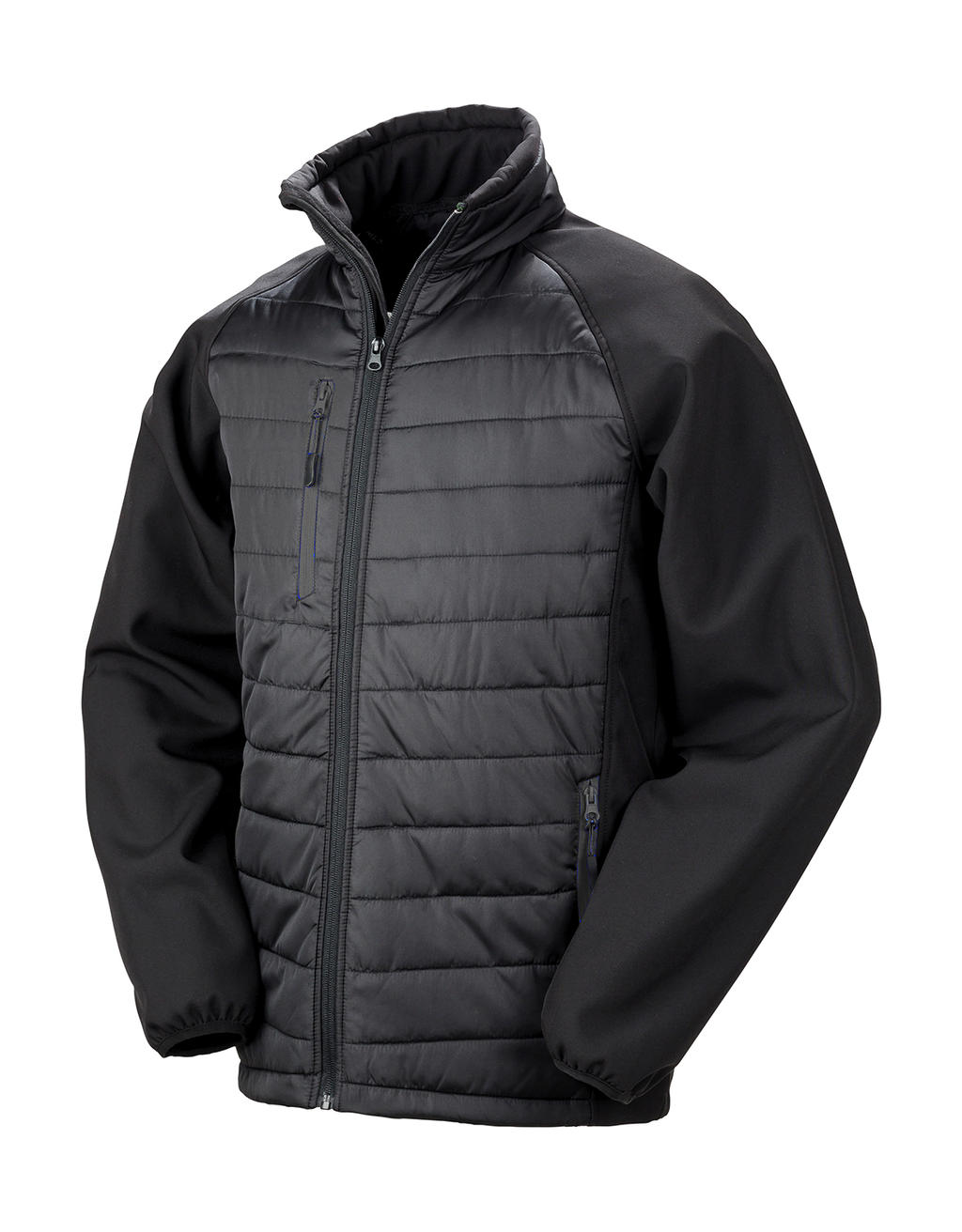  Black Compass Padded Softshell in Farbe Black/Black