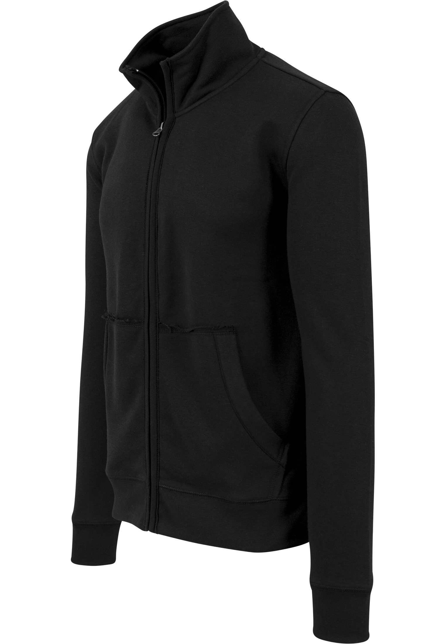 Leichte Jacken Loose Terry Zip Jacket in Farbe black