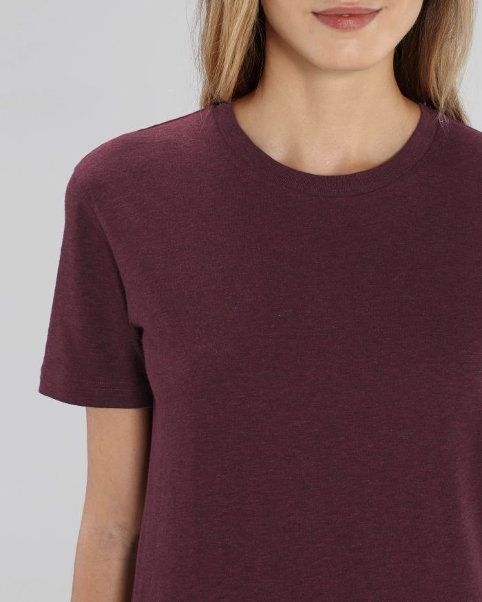 T-Shirt Creator in Farbe Heather Grape Red