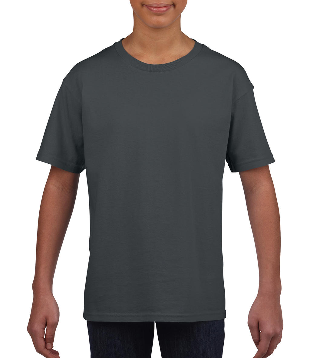  Softstyle? Youth T-Shirt in Farbe Charcoal