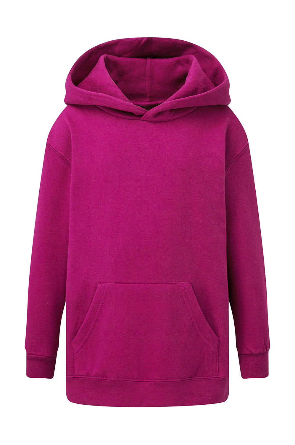  Kids Hooded Sweatshirt in Farbe Dark Pink