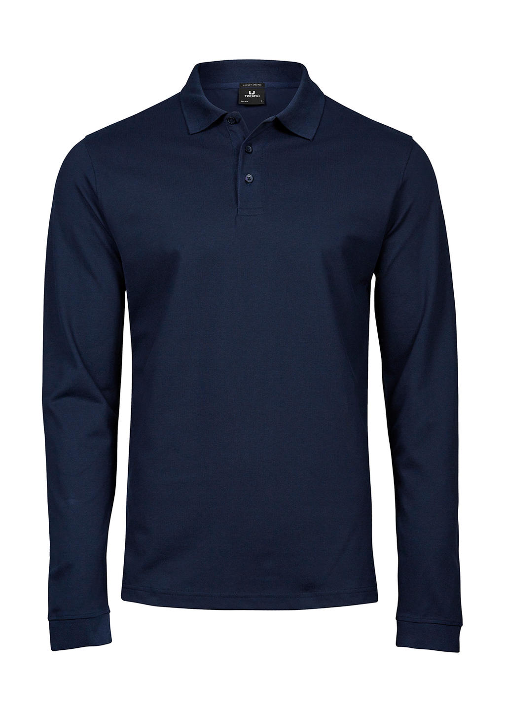  Luxury LS Stretch Polo in Farbe Navy