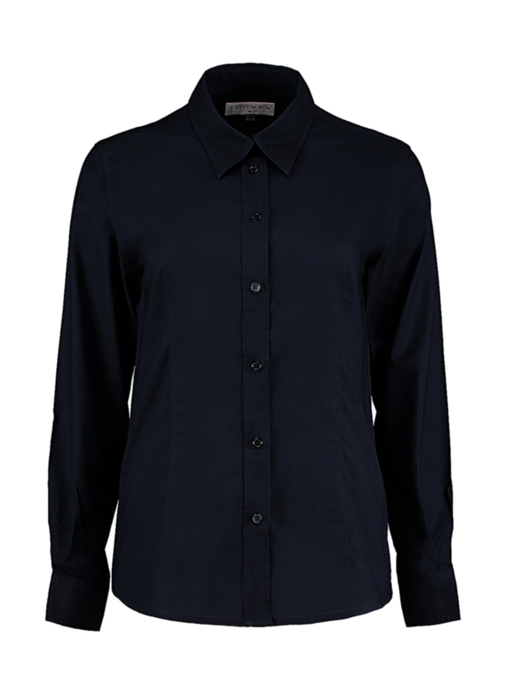  Womens Tailored Fit Workwear Oxford Shirt in Farbe French Navy
