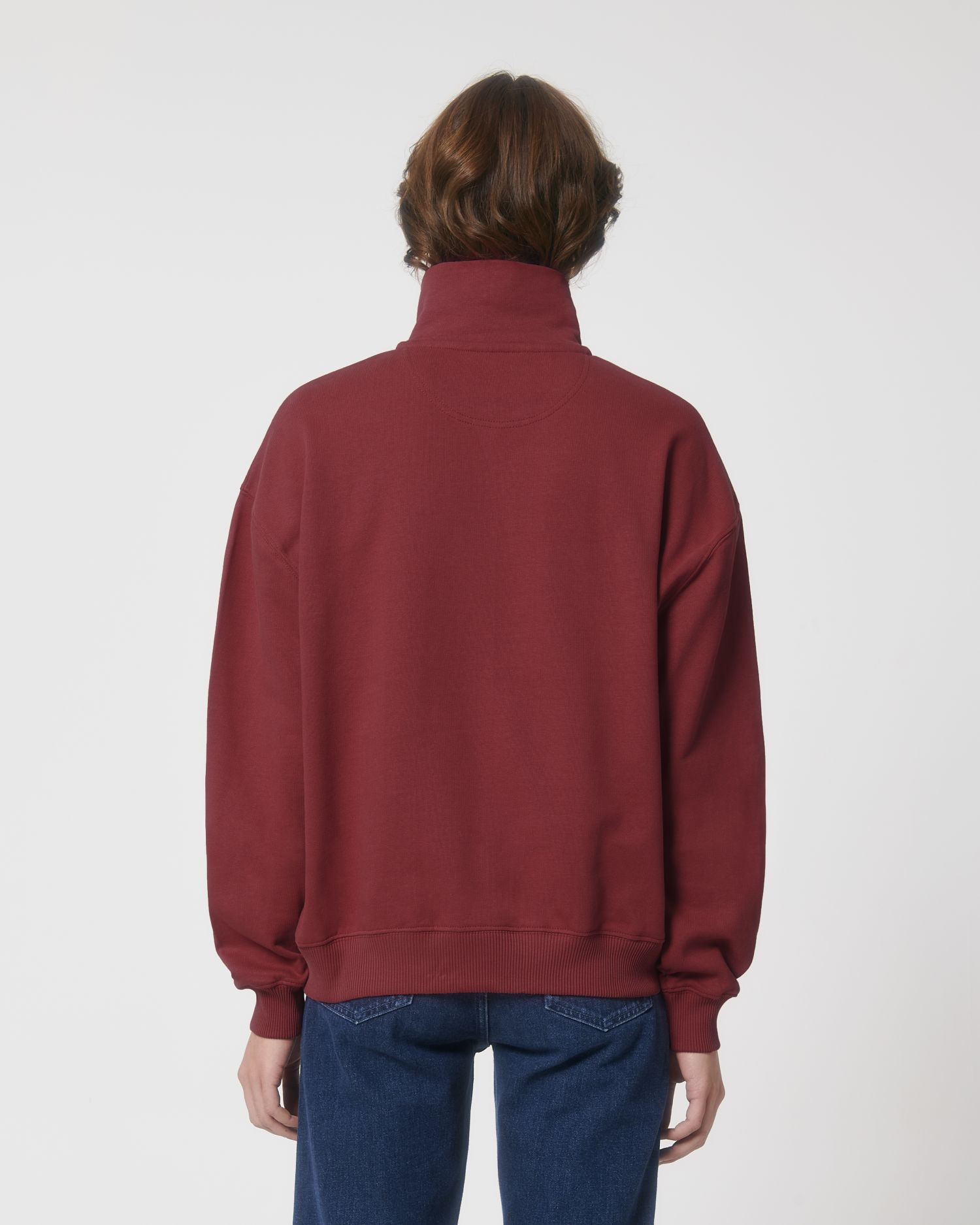 Crew neck sweatshirts Miller Dry in Farbe Red Earth