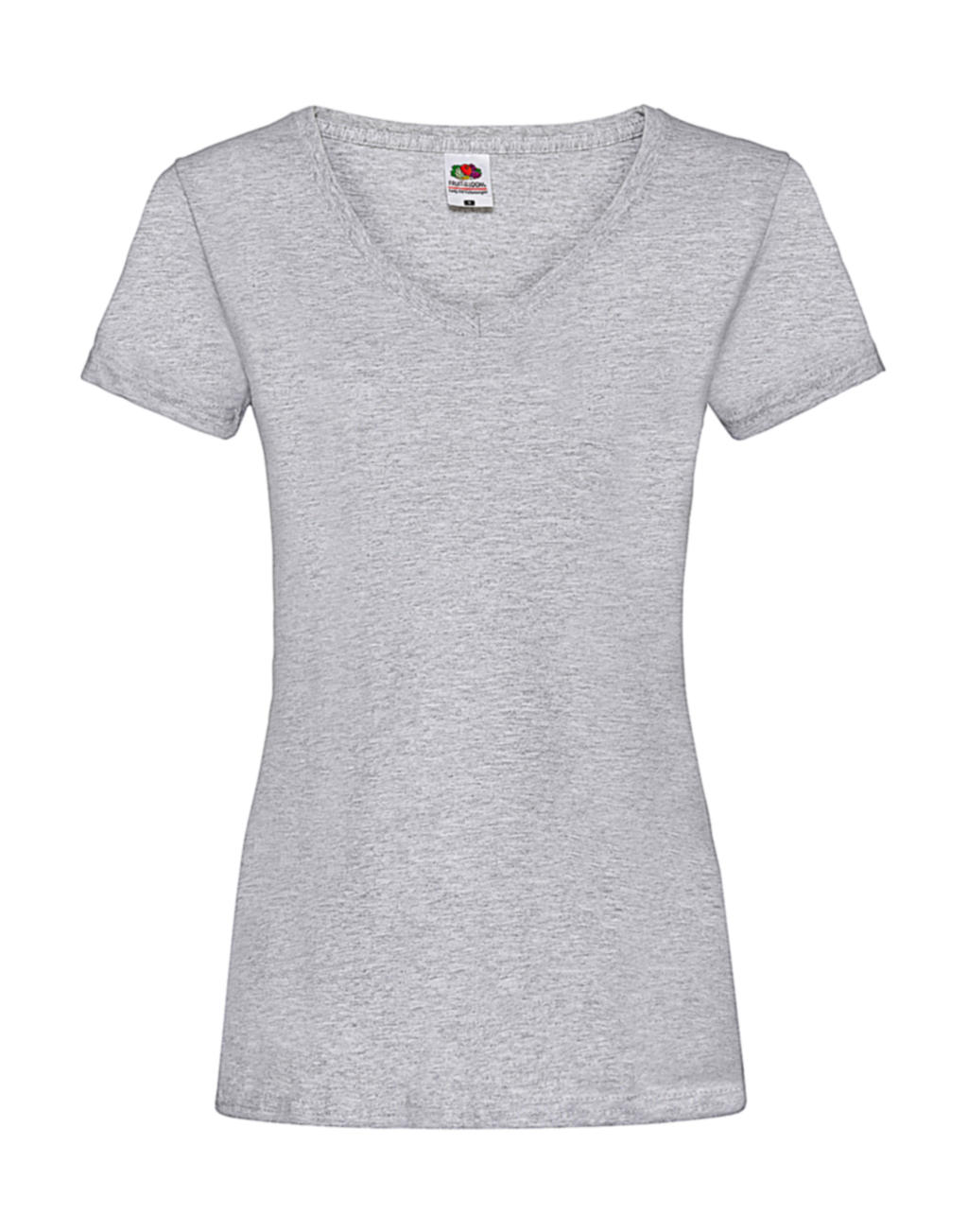  Ladies Valueweight V-Neck T in Farbe Heather Grey