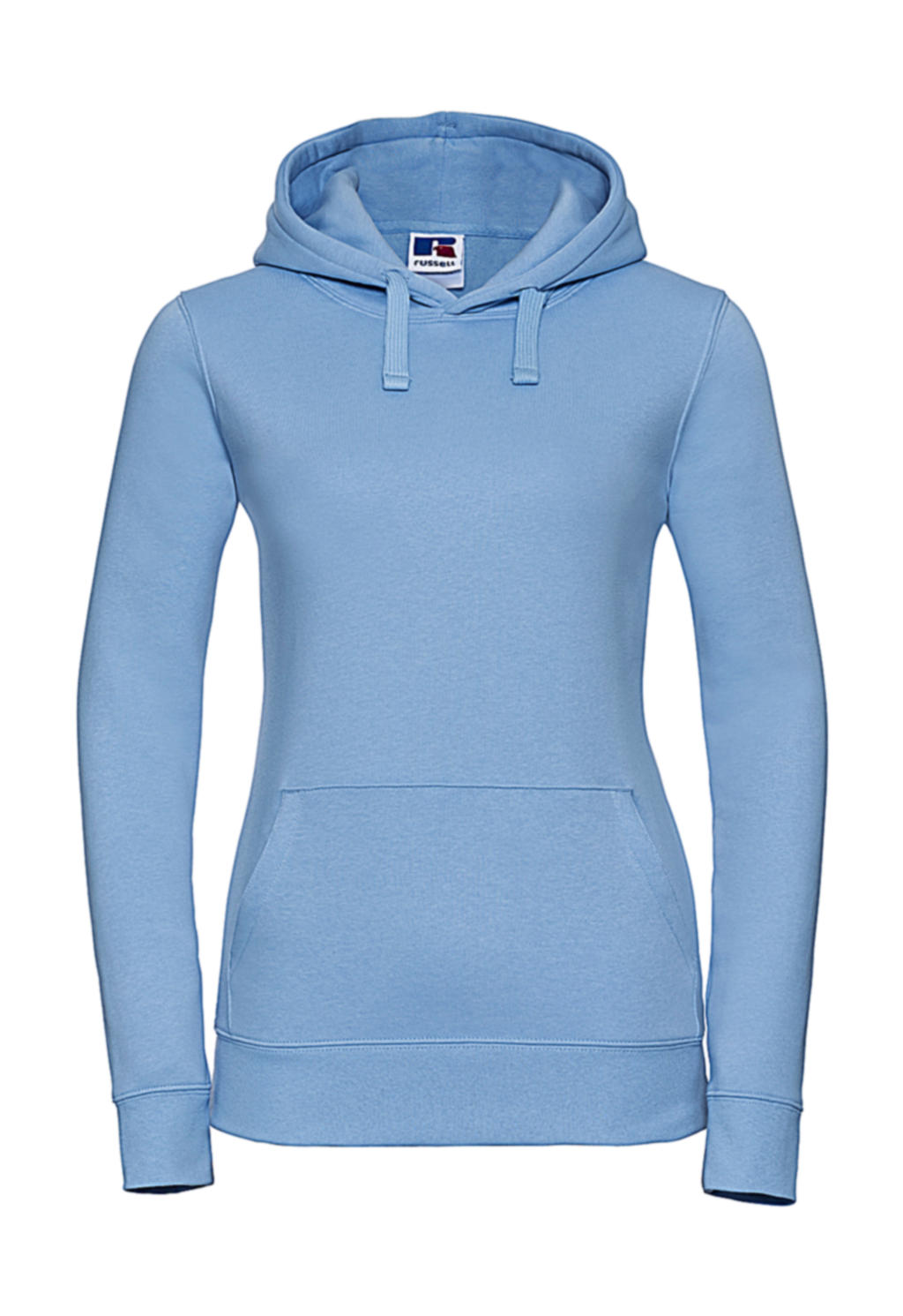  Ladies Authentic Hooded Sweat in Farbe Sky