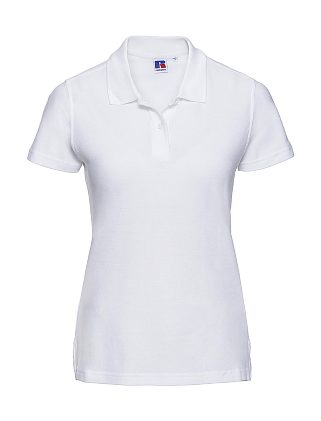  Ladies Ultimate Cotton Polo in Farbe White