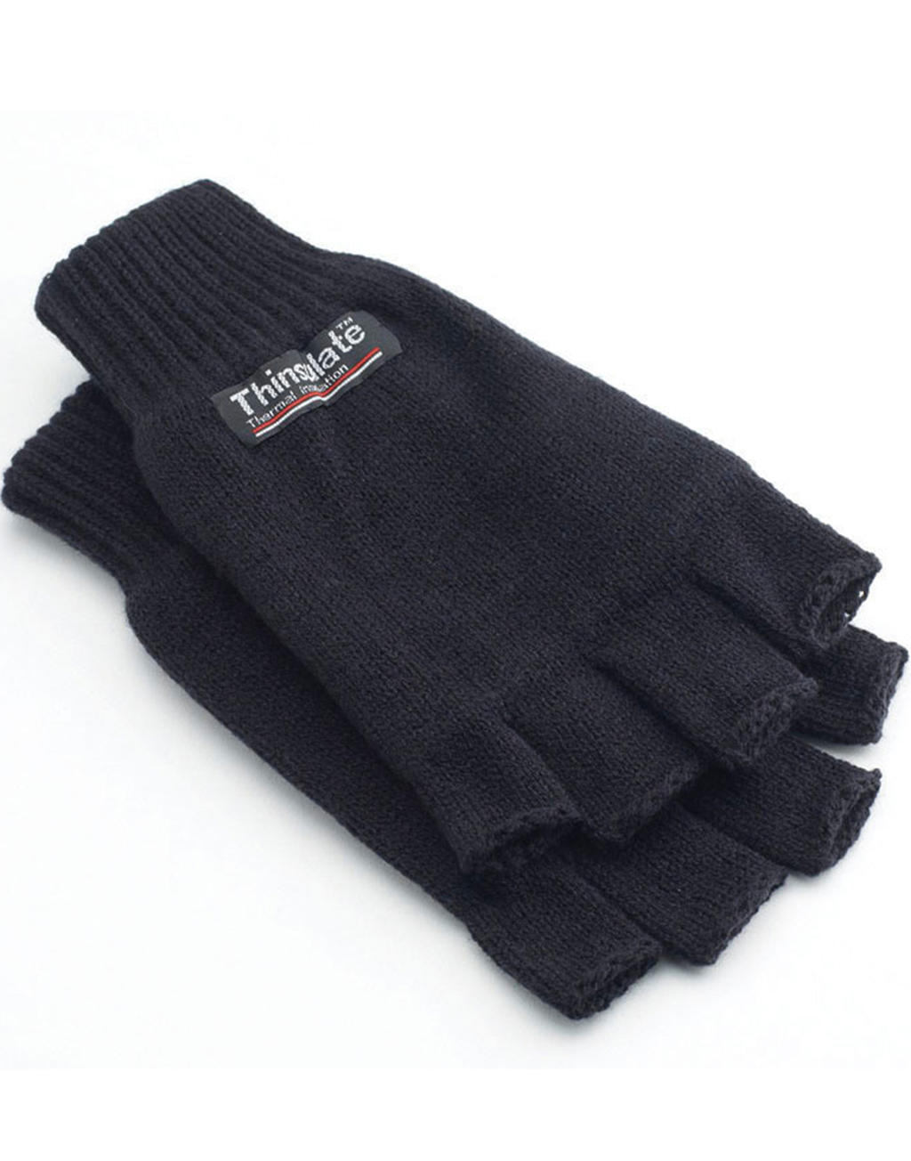  Half Finger Gloves in Farbe Black
