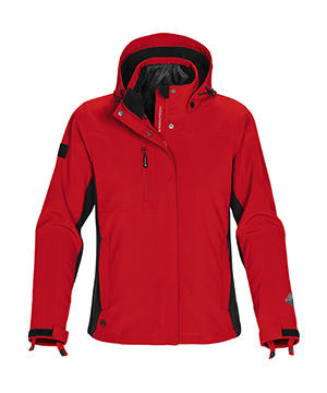  Ladies Atmosphere 3-in-1 Jacket in Farbe Stadium Red/Black