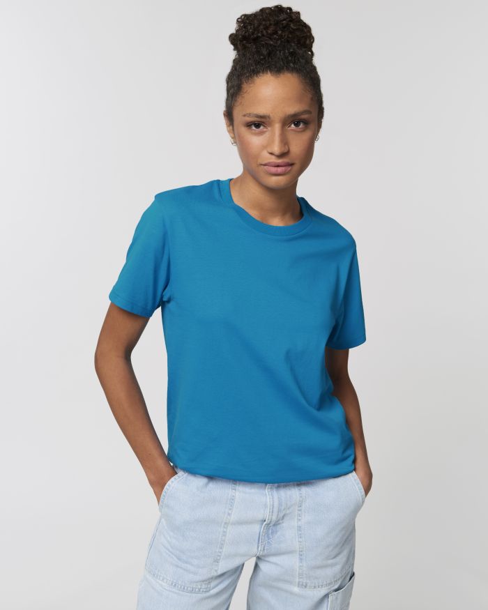 T-Shirt Rocker in Farbe Azur
