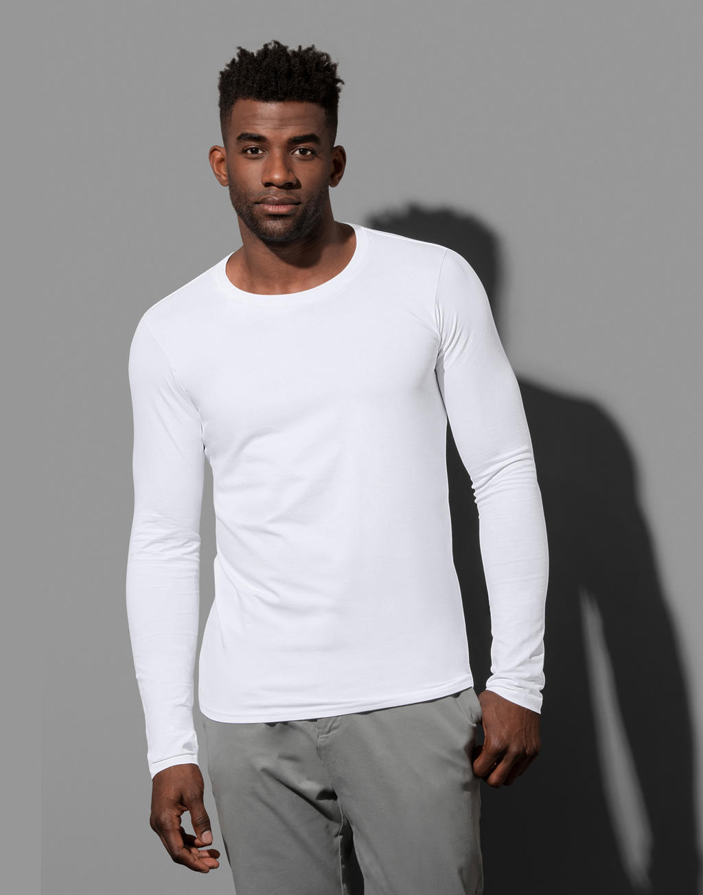  Clive Long Sleeve in Farbe White
