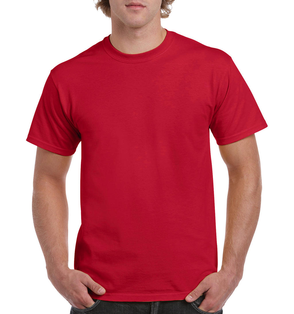  Heavy Cotton Adult T-Shirt in Farbe Red