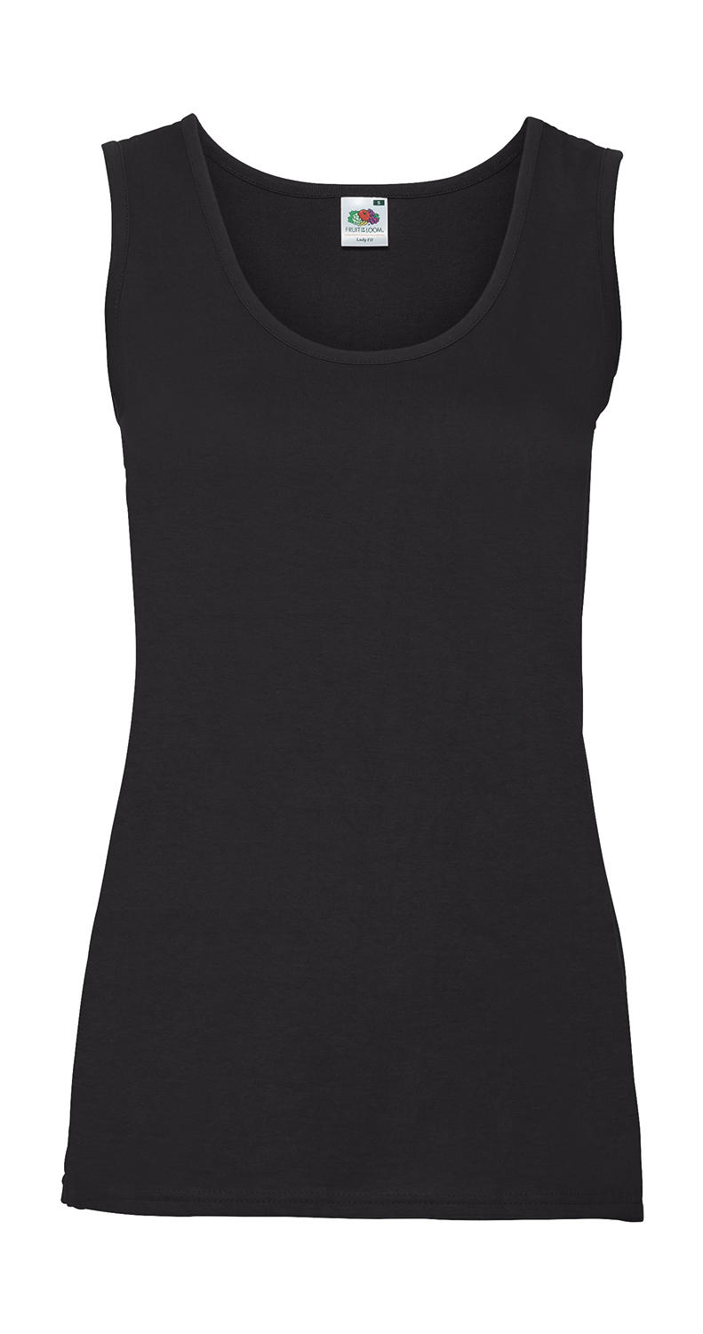  Ladies Valueweight Vest in Farbe Black