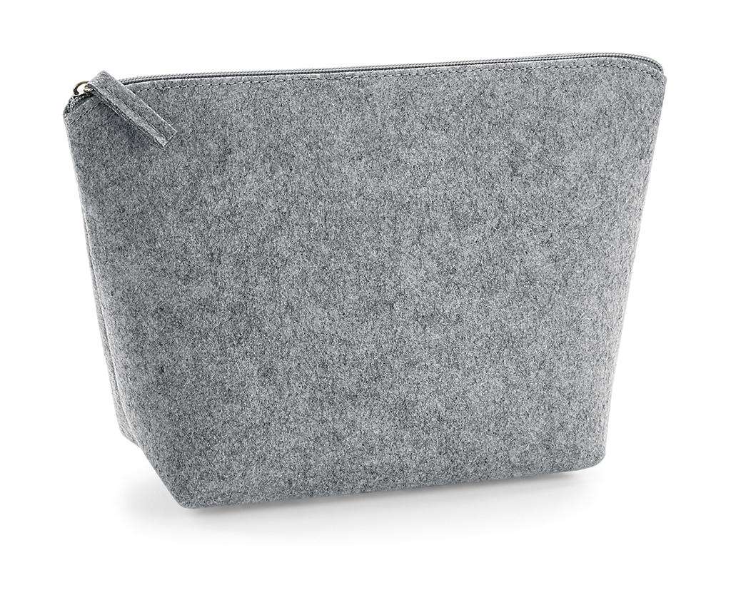  Felt Accessory Bag in Farbe Grey Melange