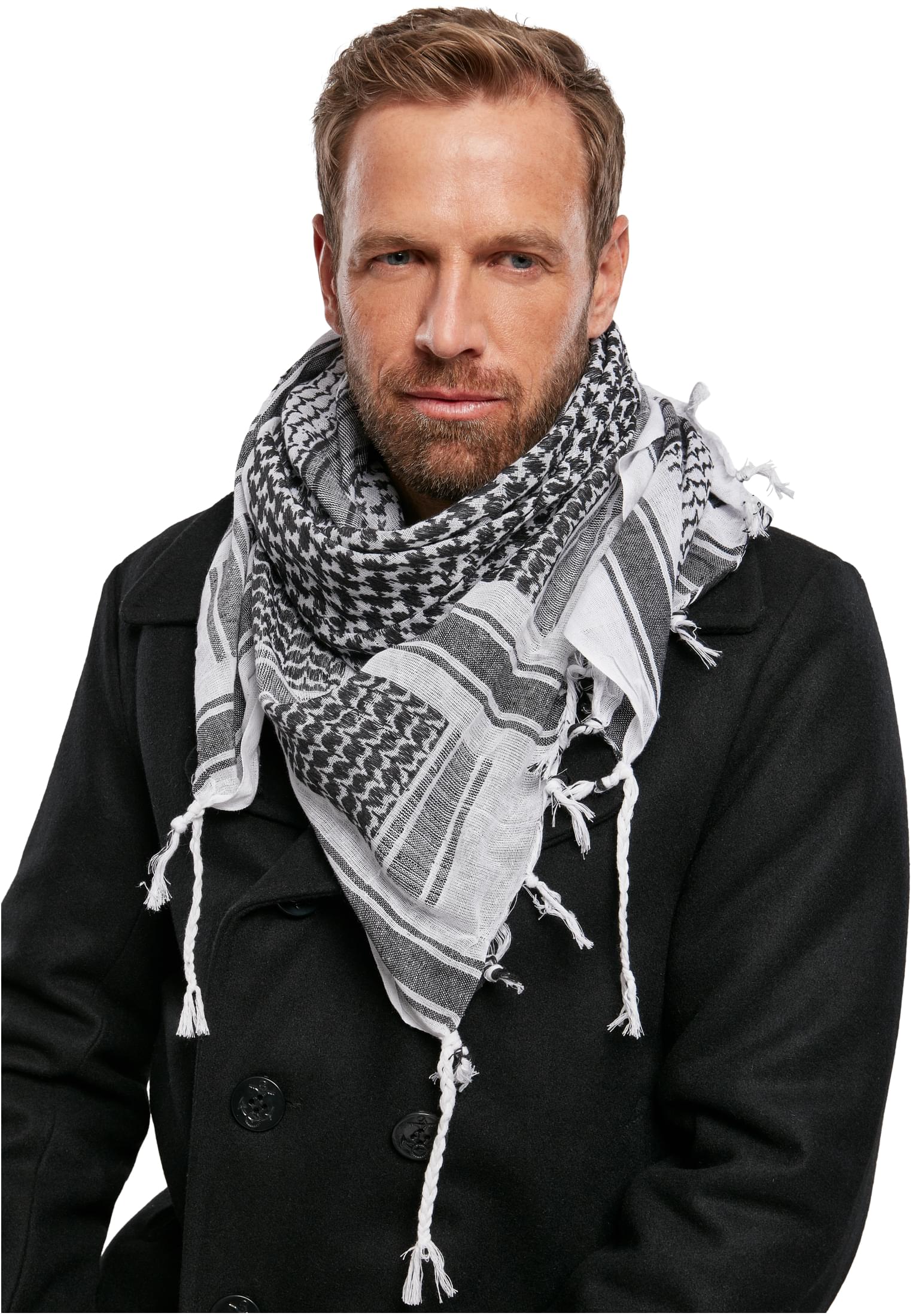 Accessoires Shemag Scarf in Farbe white/black