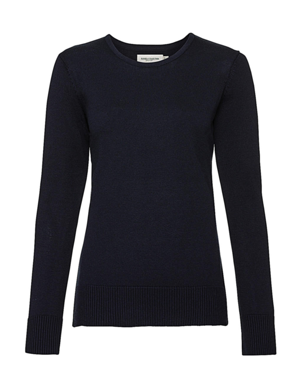  Ladies Crew Neck Knitted Pullover in Farbe French Navy