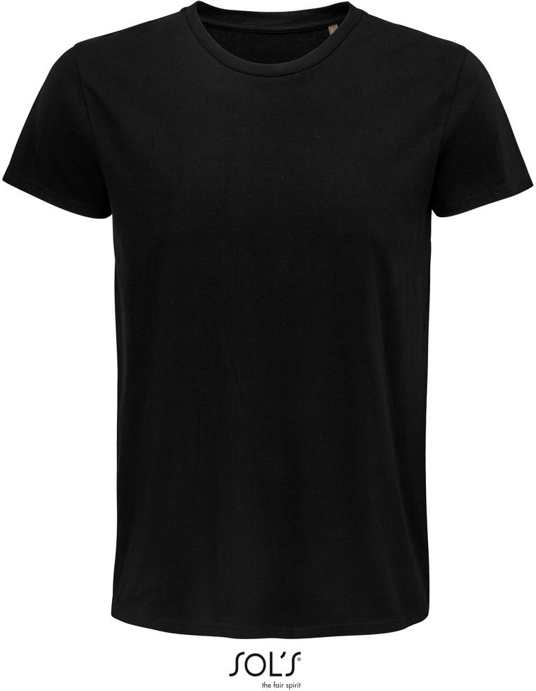 T-Shirt Pioneer Men Herren-Rundhals-T-Shirt Aus Jersey, Fitted in Farbe deep black