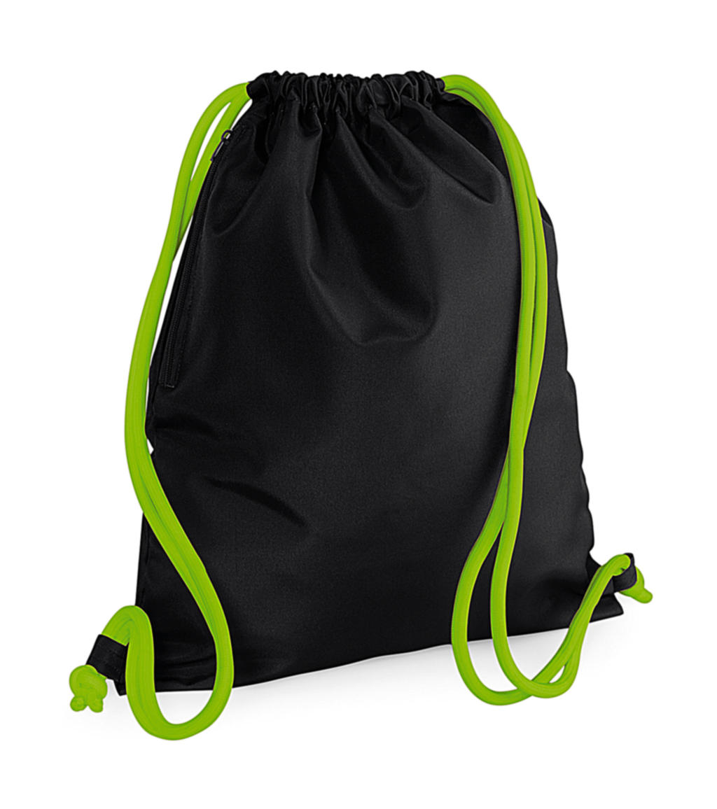  Icon Gymsac in Farbe Black/Lime Green