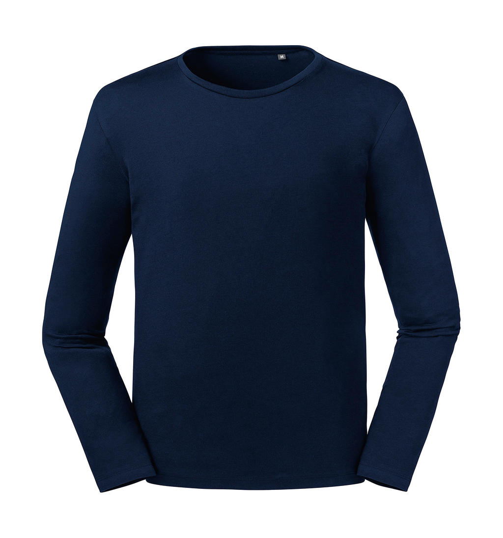  Mens Pure Organic L/S Tee in Farbe French Navy