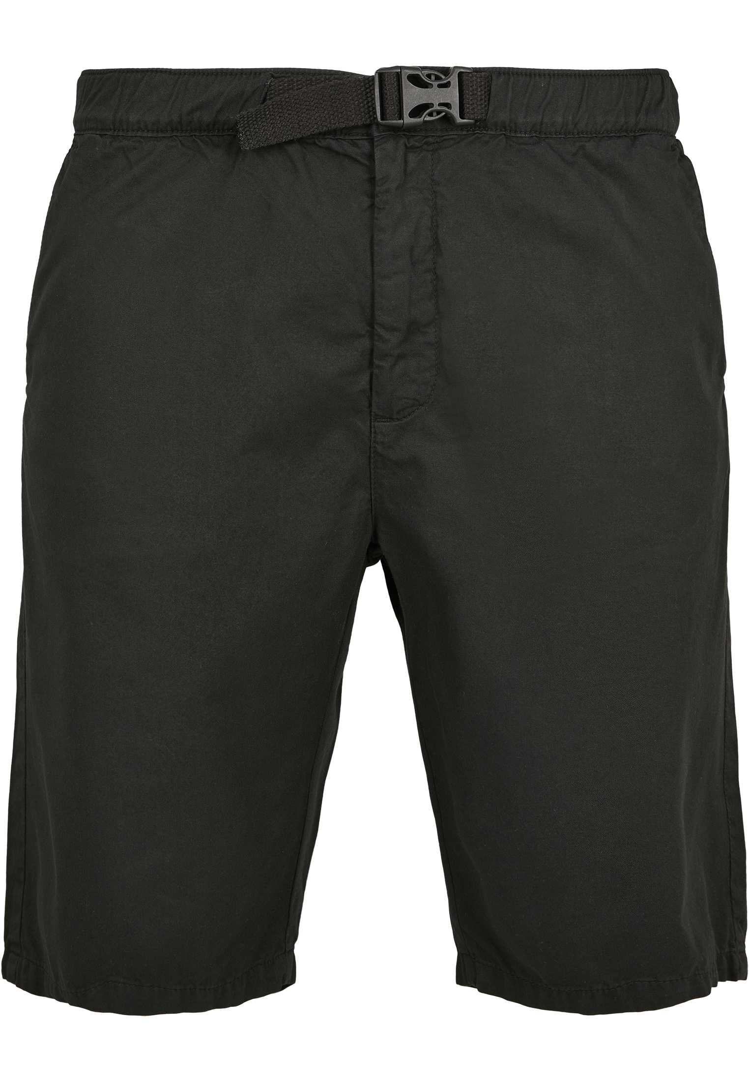 Kurze Hosen Straight Leg Chino Shorts with Belt in Farbe black