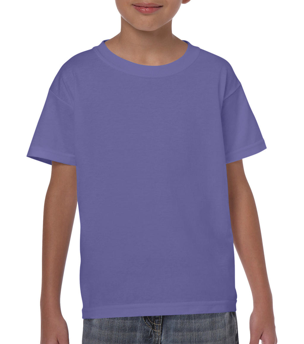  Heavy Cotton Youth T-Shirt in Farbe Violet