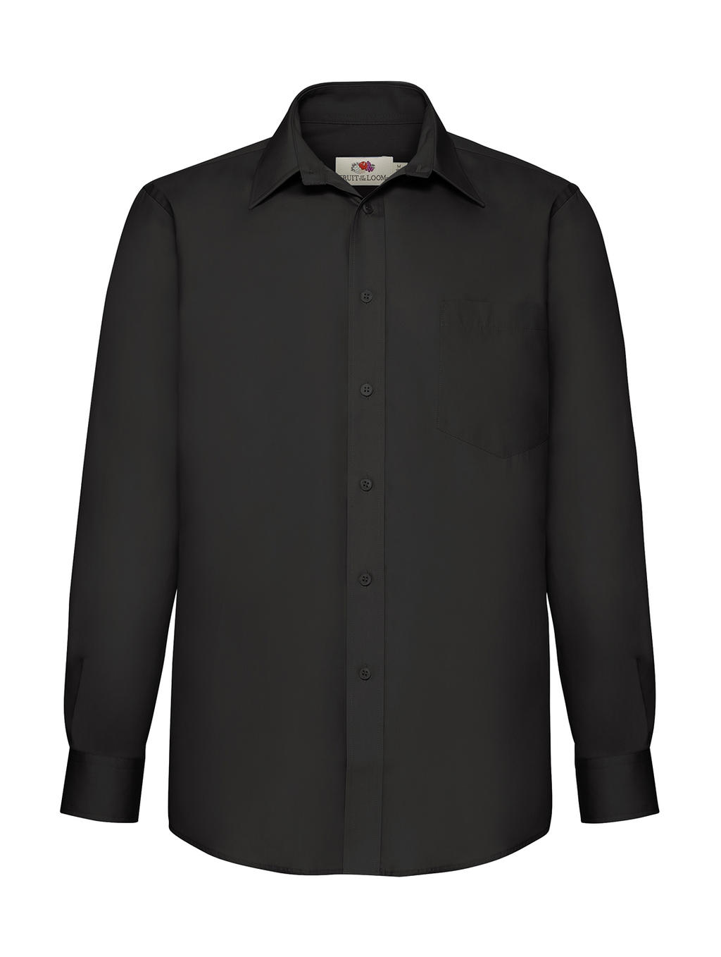  Poplin Shirt LS in Farbe Black