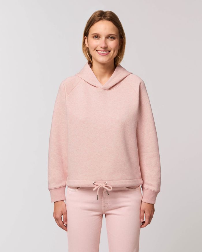 Hoodie sweatshirts Stella Bower in Farbe Cream Heather Pink