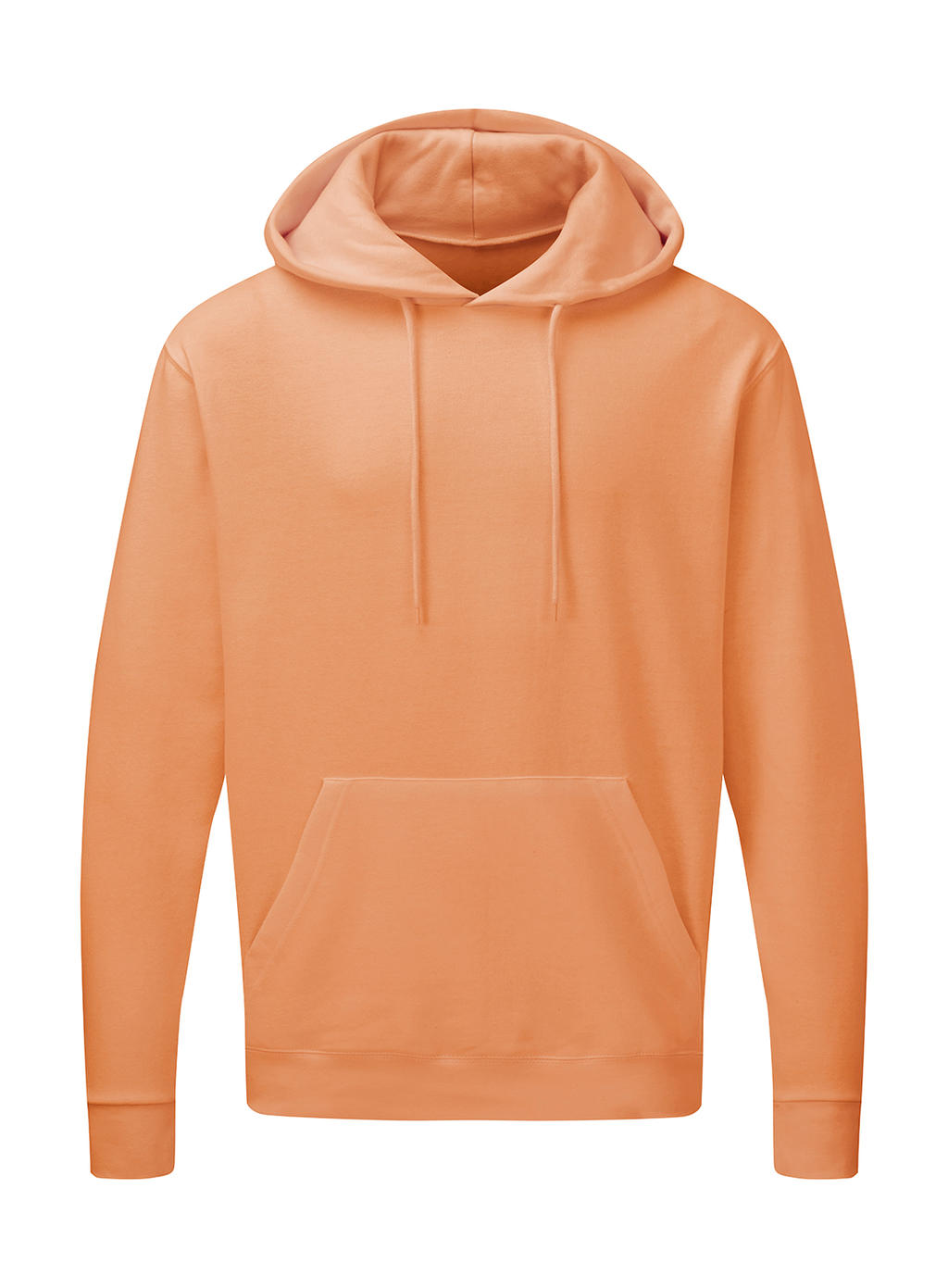  Mens Hooded Sweatshirt in Farbe Cantaloupe