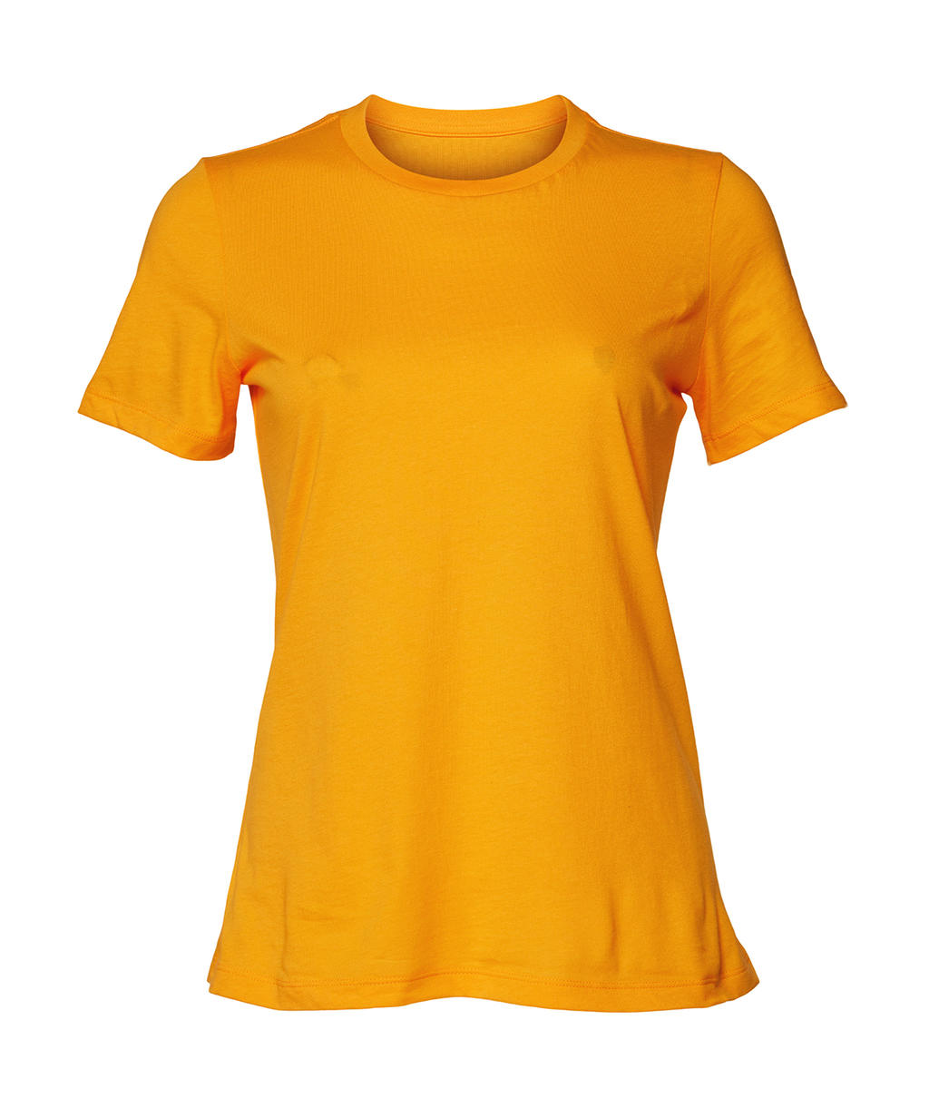  Womens Relaxed Jersey Short Sleeve Tee in Farbe Gold