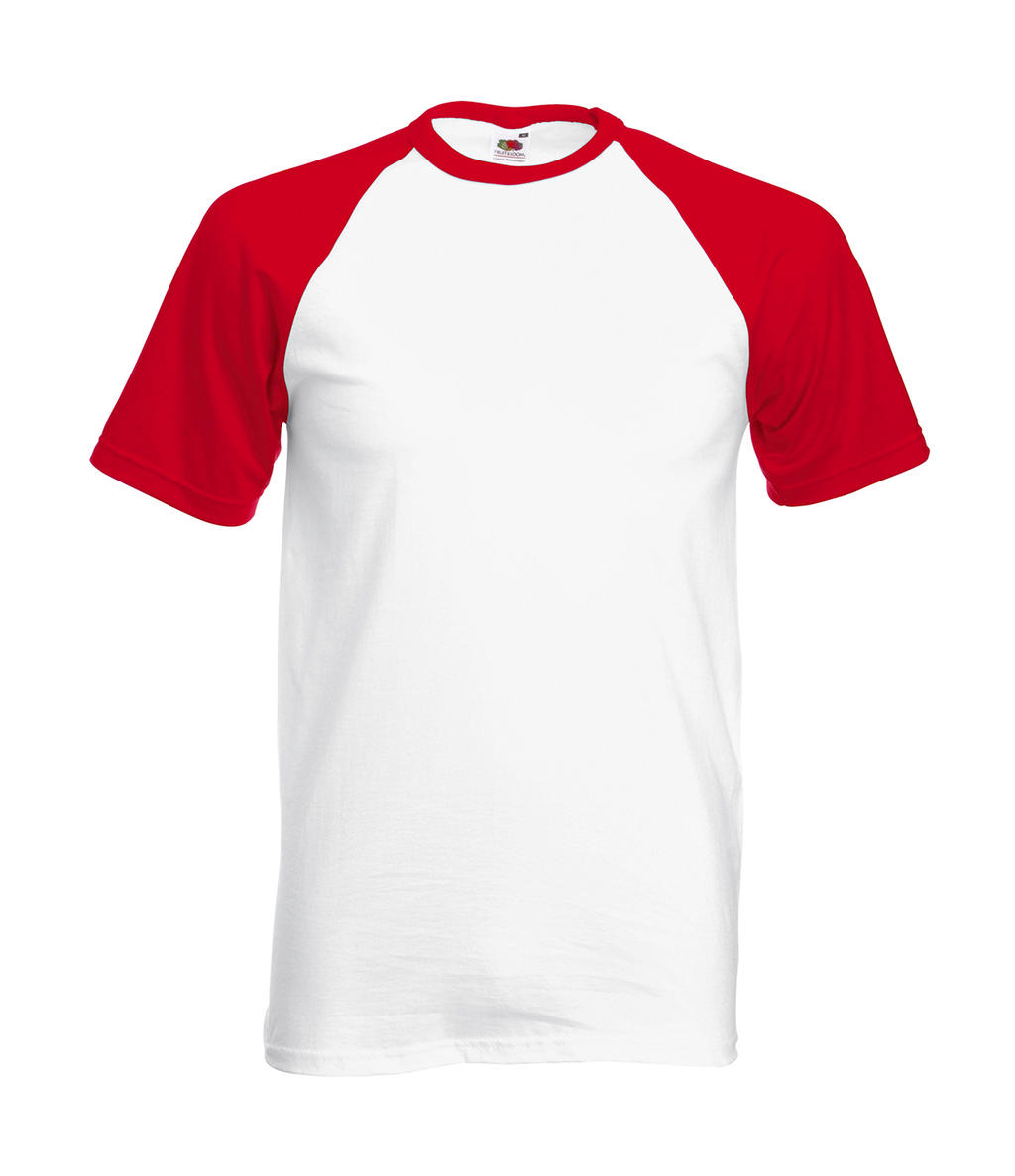  Valueweight Baseball T in Farbe White/Red