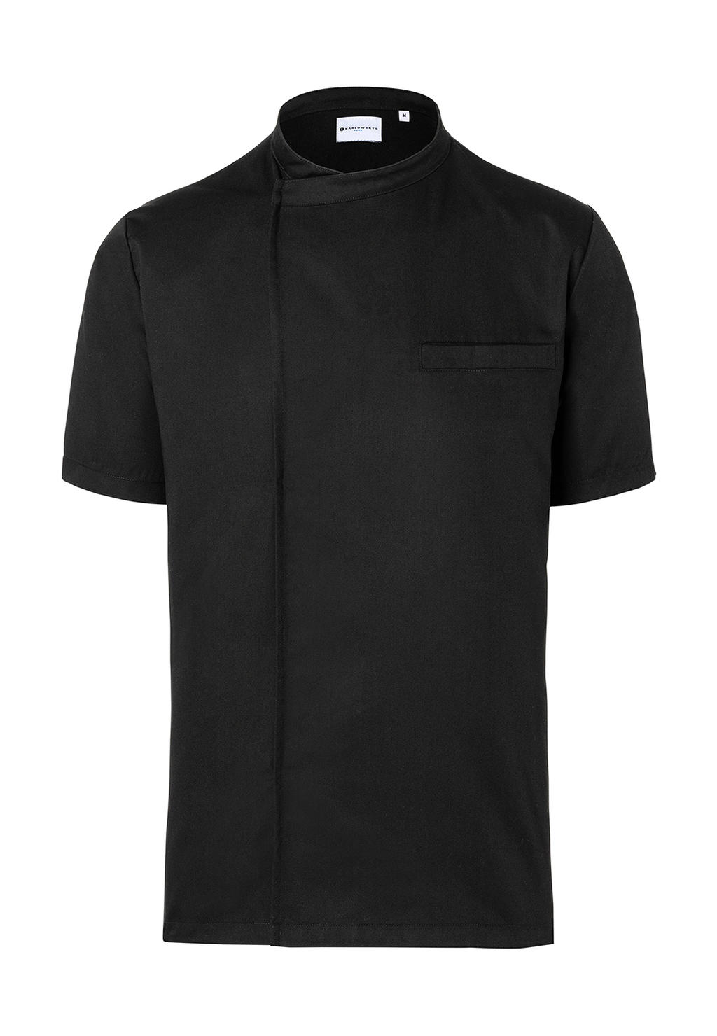  Chefs Shirt Basic Short Sleeve in Farbe Black