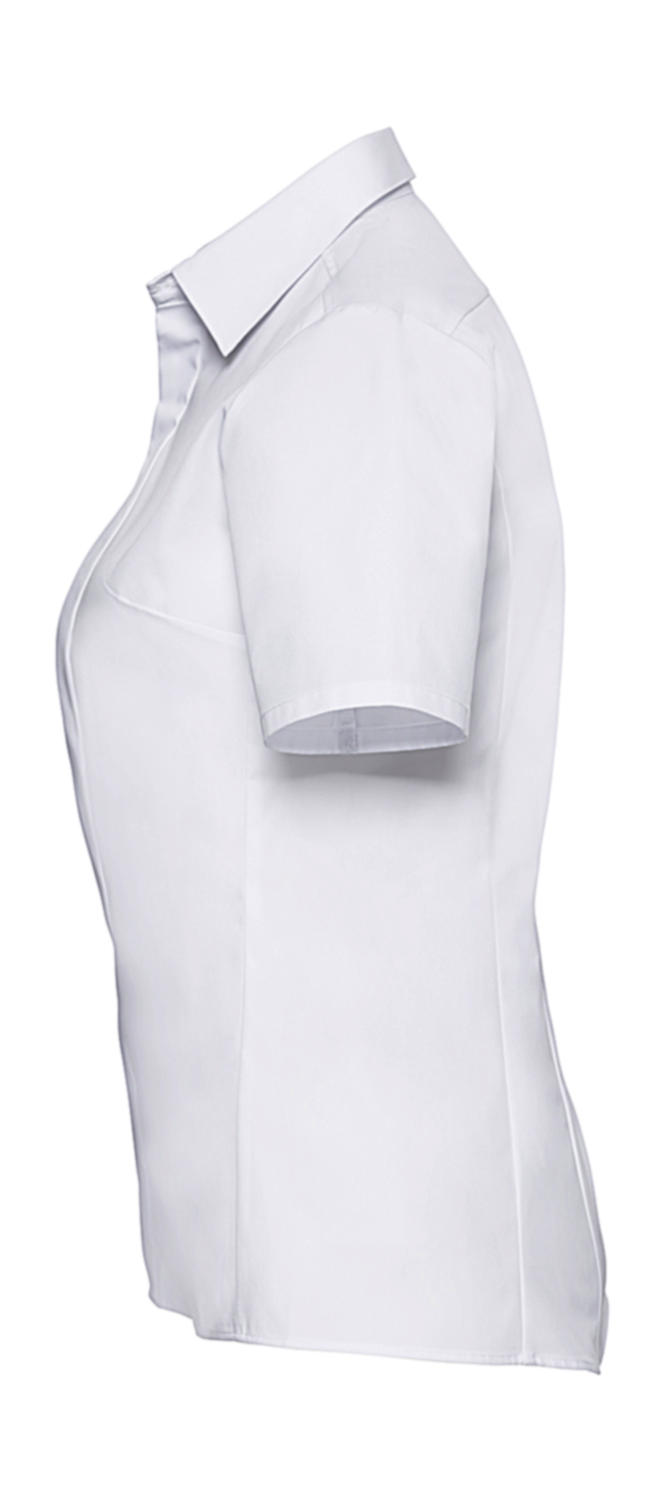  Ladies Ultimate Stretch Shirt in Farbe White