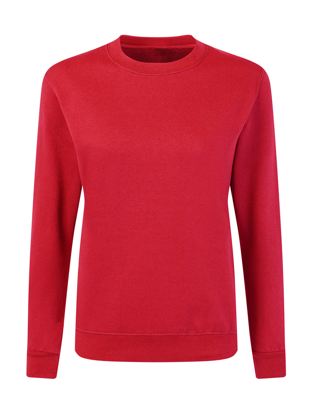  Ladies Crew Sweat in Farbe Red