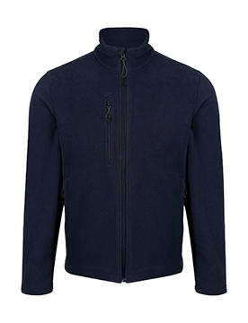  Honestly Made Recycled Full Zip Fleece in Farbe Navy