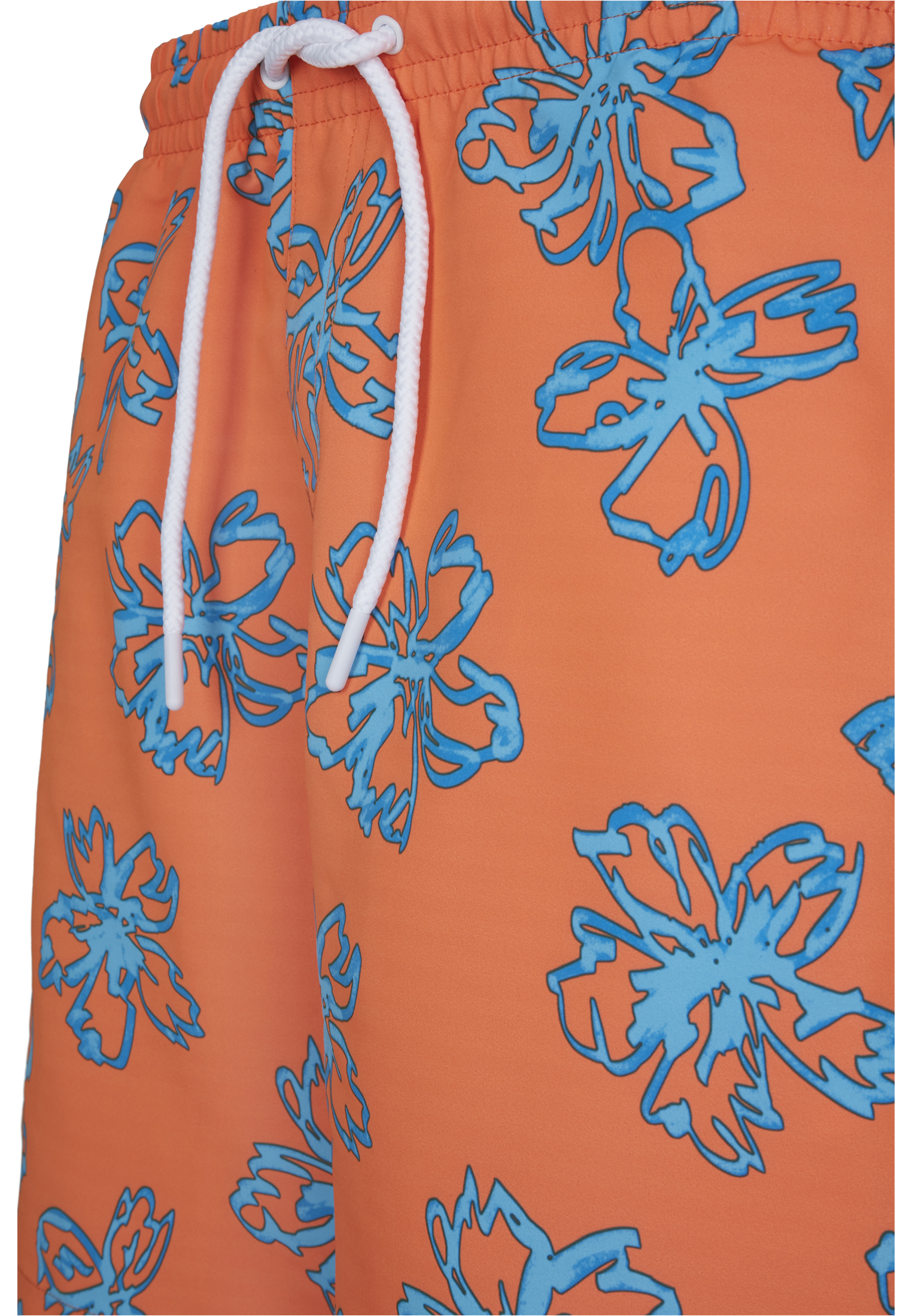 Bademode Floral Swim Shorts in Farbe orange