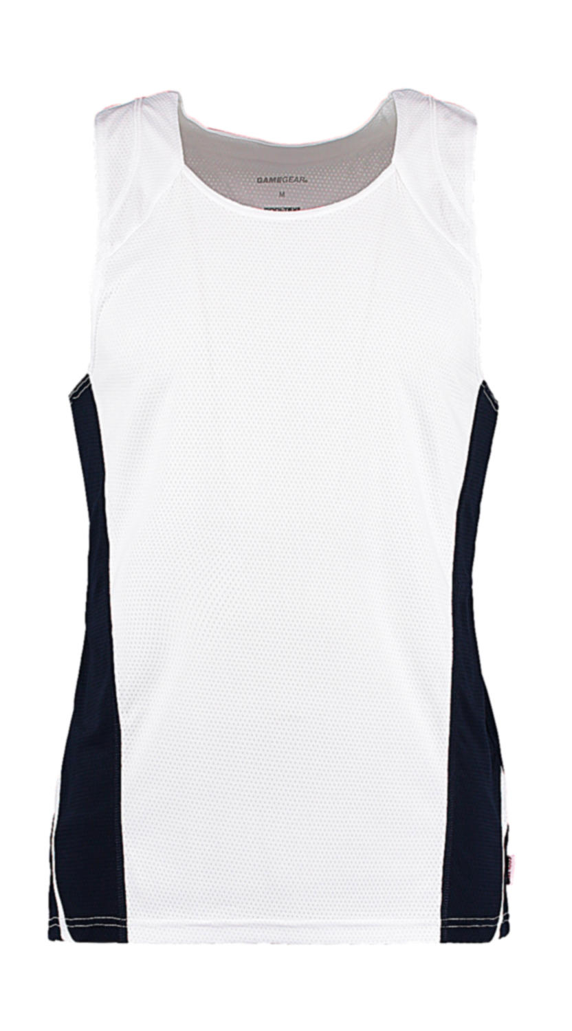  Regular Fit Cooltex? Vest  in Farbe White/Navy