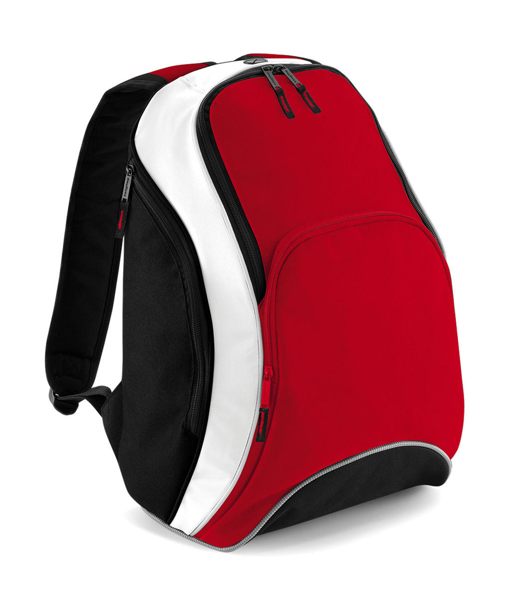  Teamwear Backpack in Farbe Classic Red/Black/White