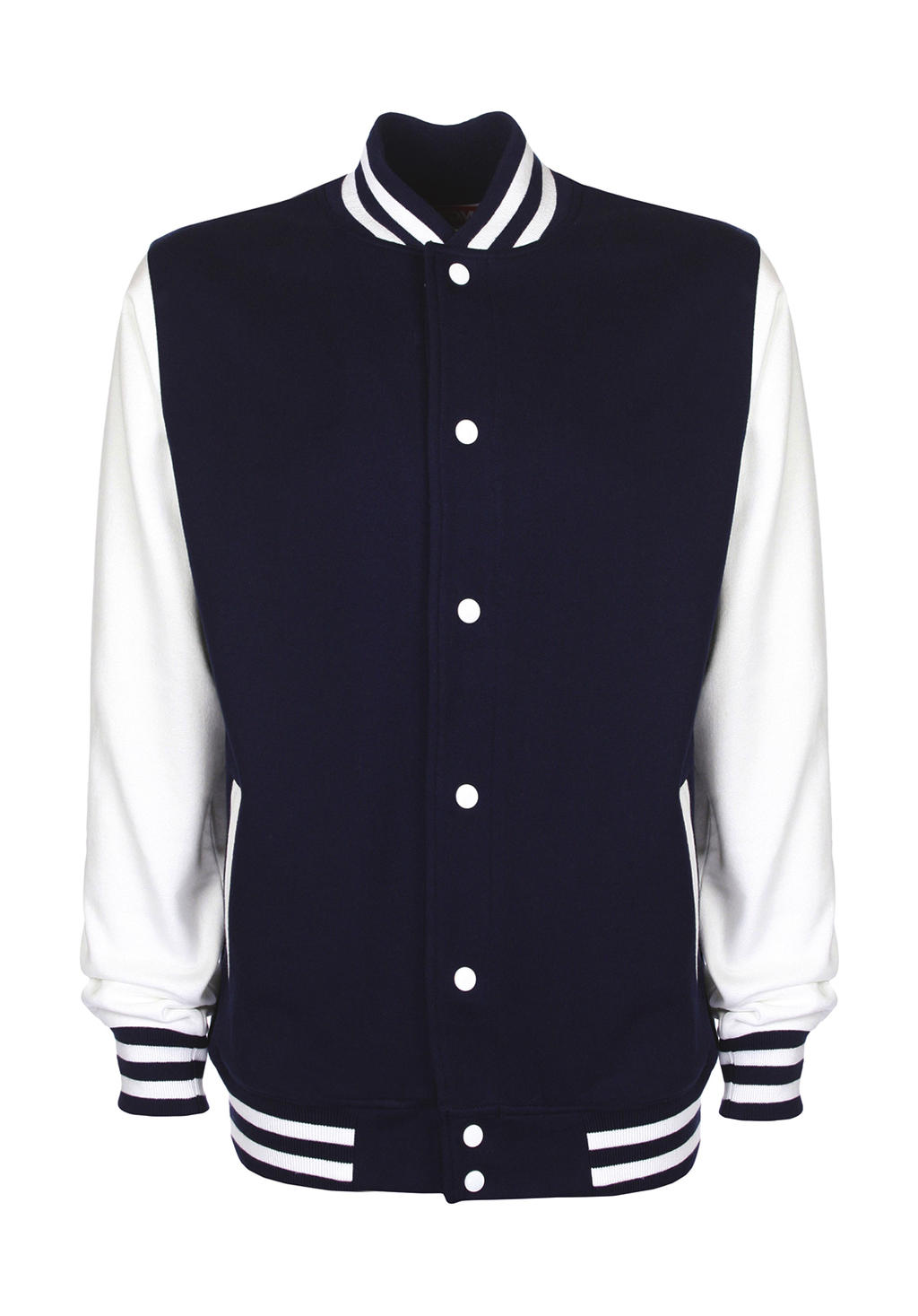  Varsity Jacket in Farbe Navy/White