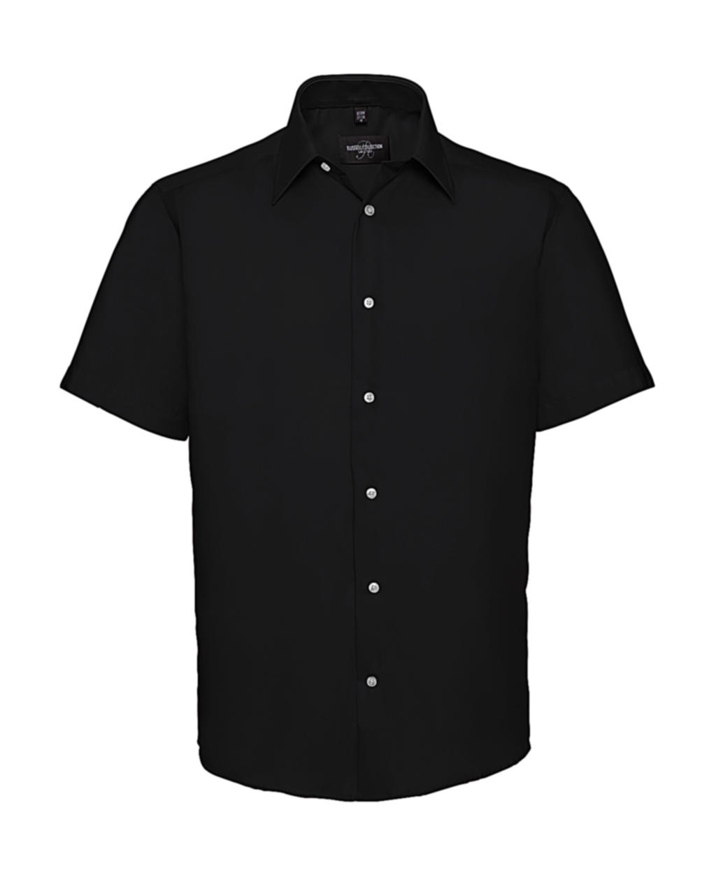  Mens Tailored Ultimate Non-Iron Shirt in Farbe Black