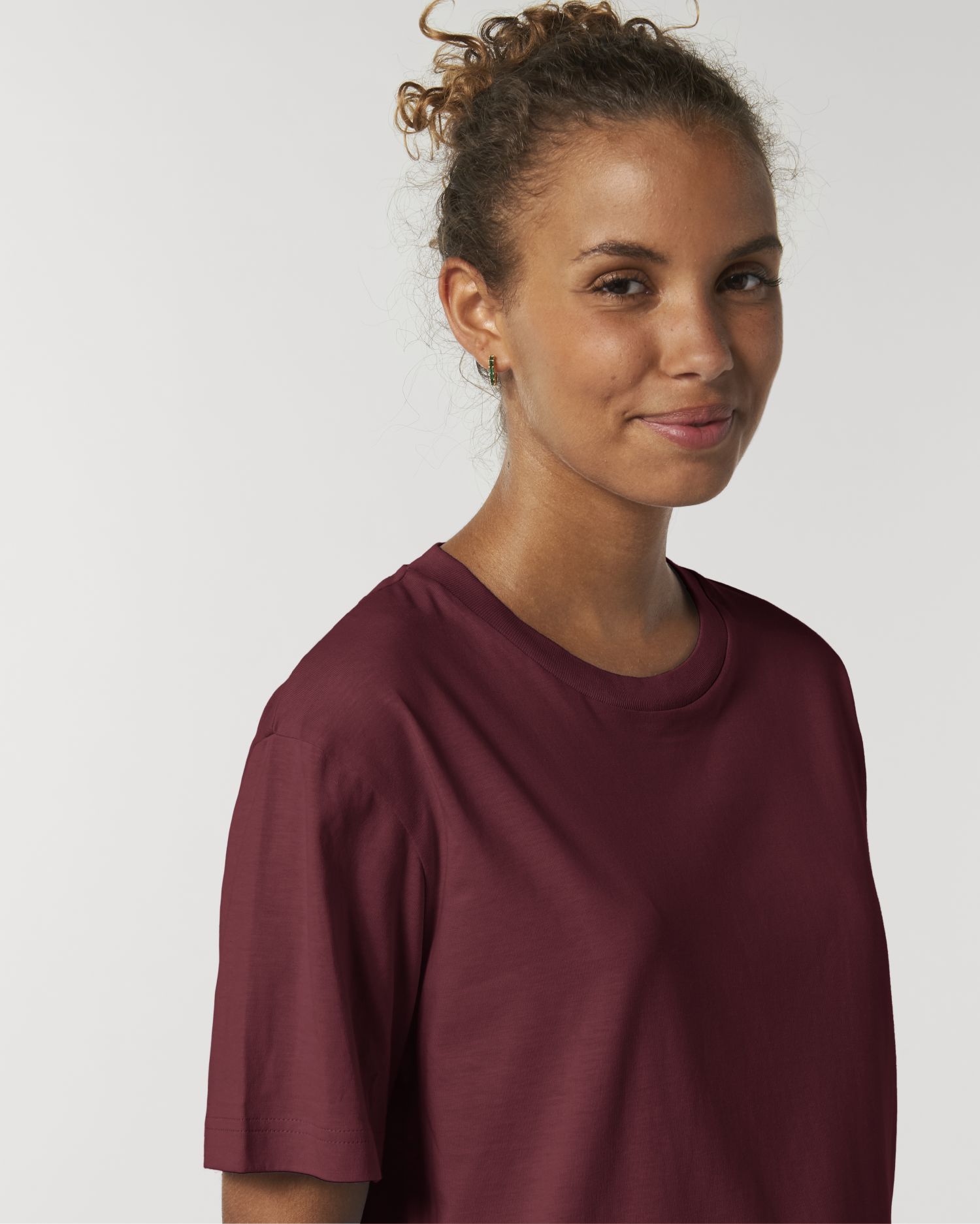 T-Shirt Fuser in Farbe Burgundy