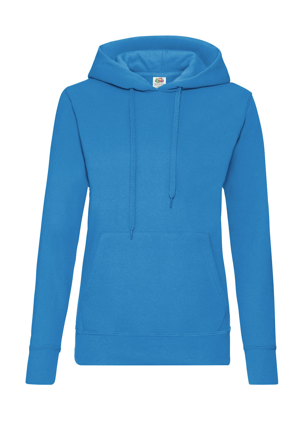  Ladies Classic Hooded Sweat in Farbe Azure Blue
