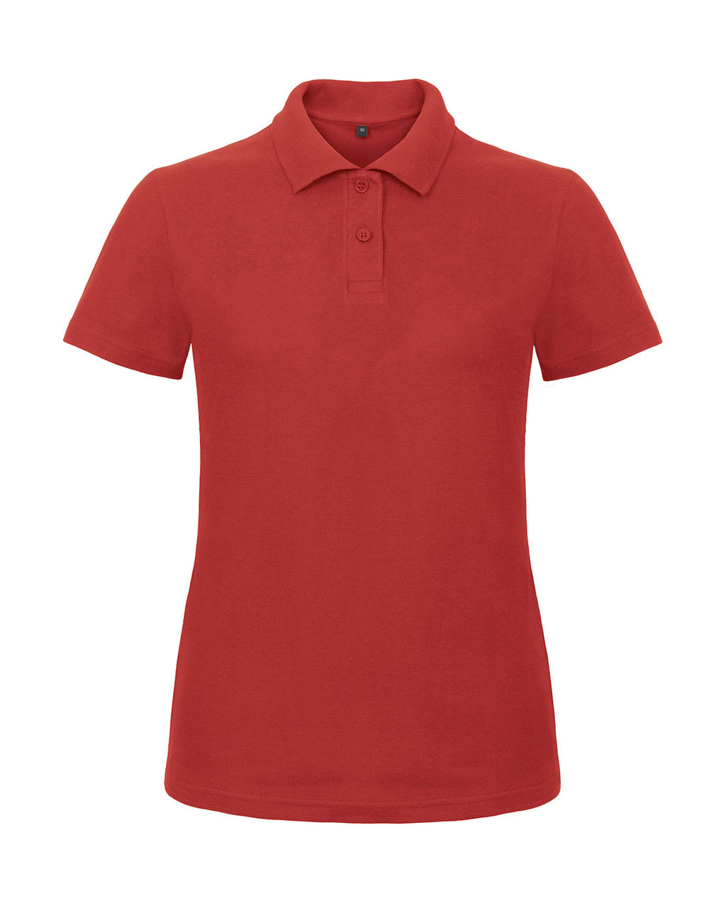  ID.001/women Piqu? Polo Shirt in Farbe Red