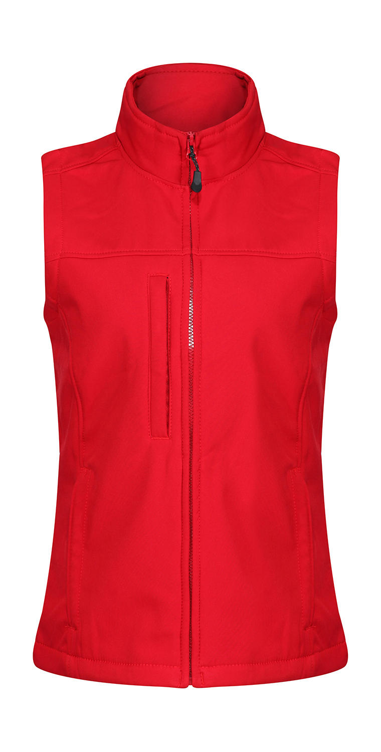  Ladies Flux Softshell Bodywarmer in Farbe Classic Red