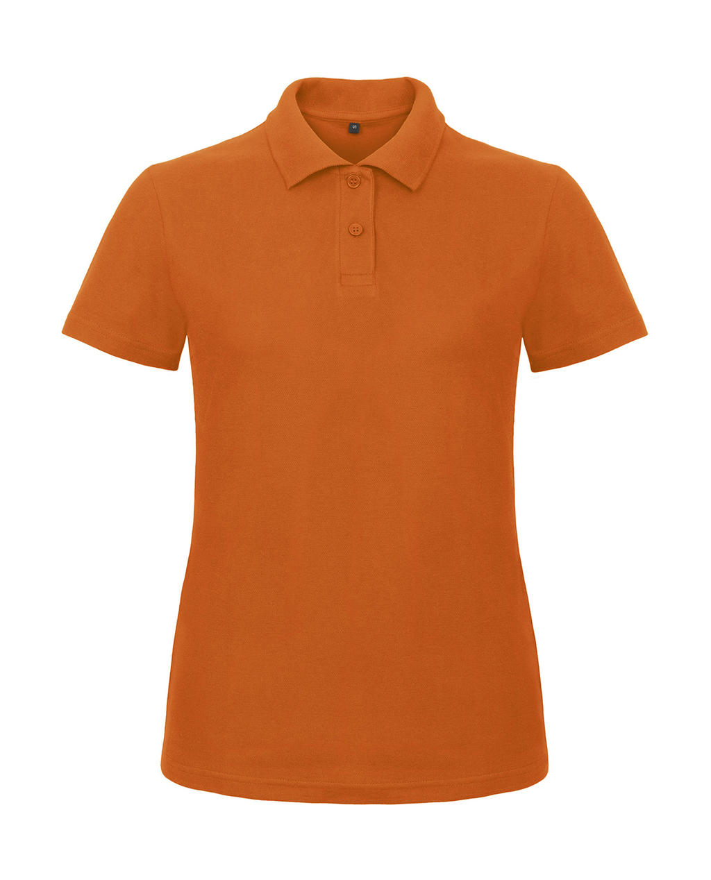  ID.001/women Piqu? Polo Shirt in Farbe Orange