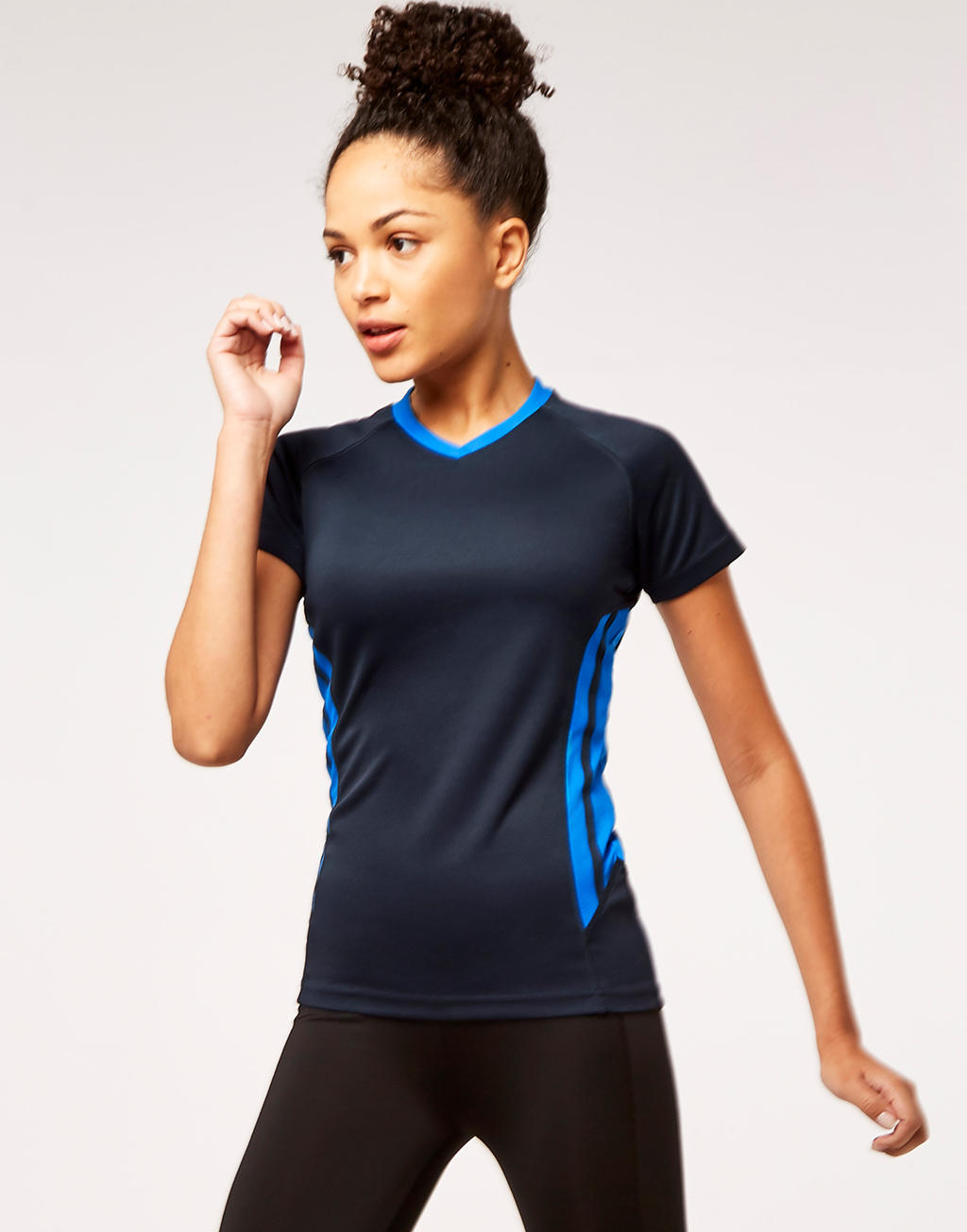  Womens Regular Fit Cooltex? Training Tee in Farbe Fluorescent Pink/Black