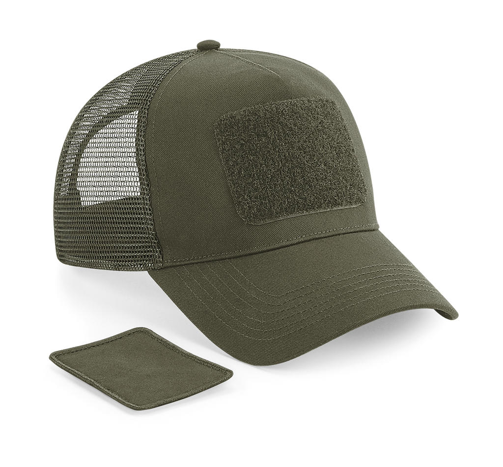  Patch Snapback Trucker in Farbe Military Green