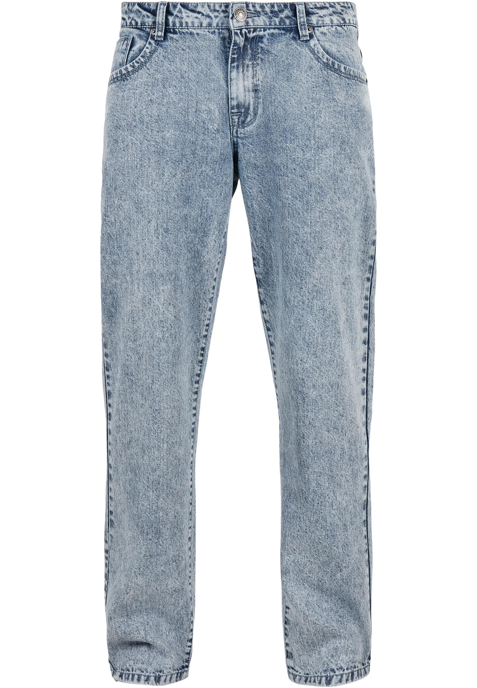 Hosen Loose Fit Jeans in Farbe light skyblue acid washed
