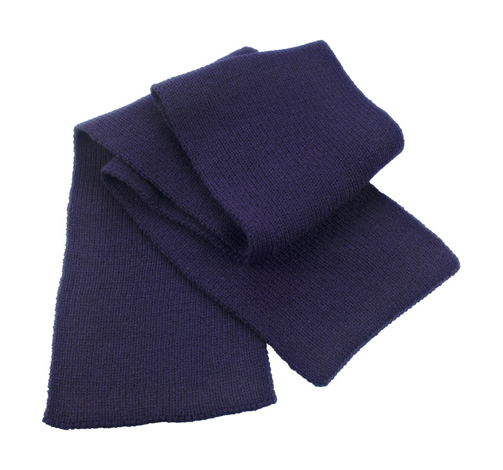  Classic Heavy Knit Scarf in Farbe Navy