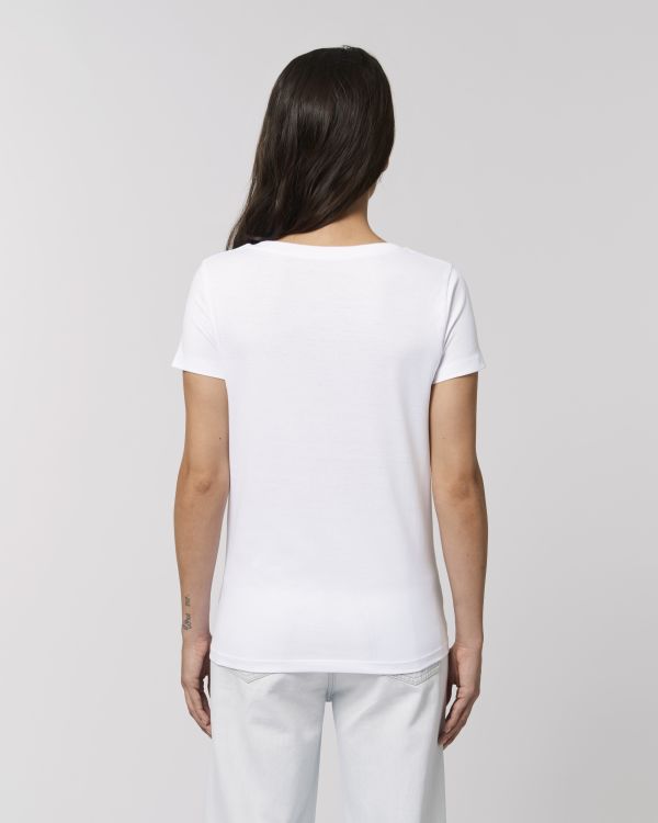 T-Shirt Stella Jazzer in Farbe White
