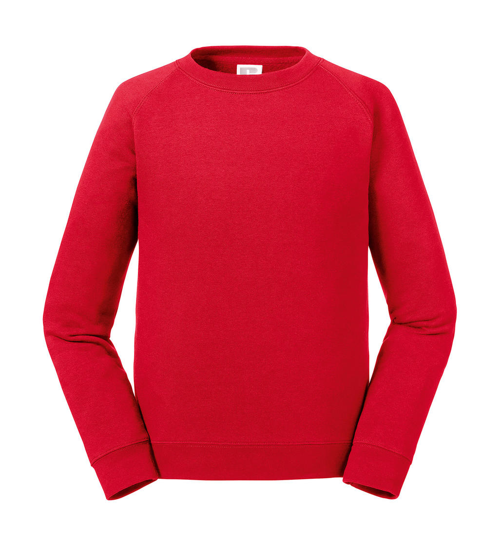  Kids Authentic Raglan Sweat in Farbe Classic Red